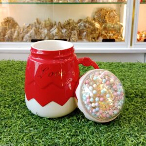 WHITE BALL MUG