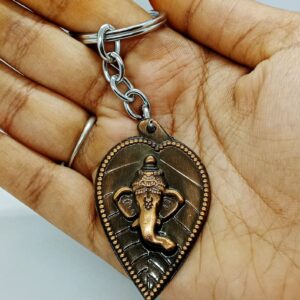 LEAF GANESH KEYCHAIN
